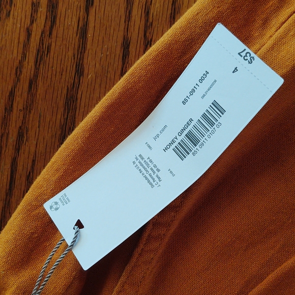 Liz Claiborne Bundle of Back Elastic Pleated Side Pocket Linen Shorts 4 - Picture 4 of 11